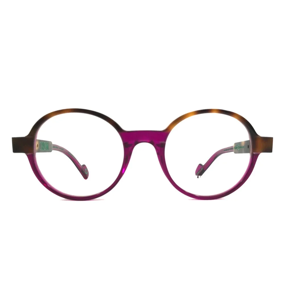Etnia Barcelona Eyeglasses Frames CHROMA N40 HVVI Havana Violet Purple 48-20-140